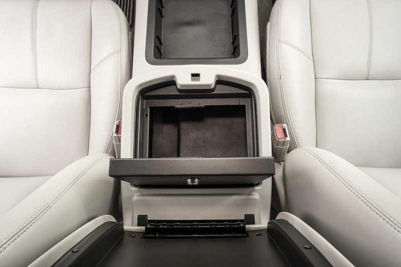 GMC Sierra 3500HD Console Safe - Tuffy Products - Keyed Lock - Black - `07-`14